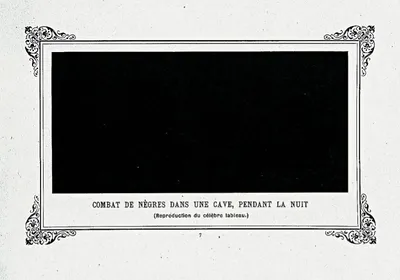 Альфонс Алле - Битва негров в пещере глубокой ночью, 1883: Описание  произведения | Артхив