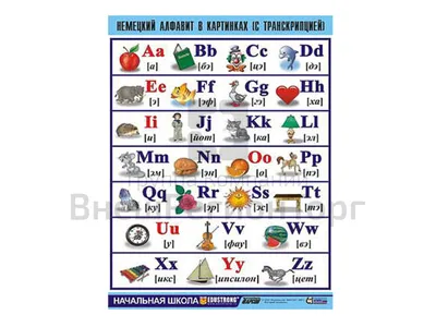 Купить Стенд Немецкий Алфавит с картинками с желтых тонах 600*750мм 📄 с  доставкой по Беларуси | интернет-магазин 