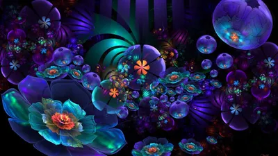 яркие неоновые цветные воображаемые цветы. Иллюстрация штока - иллюстрации  насчитывающей иллюстрация, покрашено: 268387213