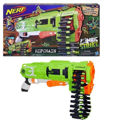 Бластер Nerf Zombie Ripchain Combat | Купить