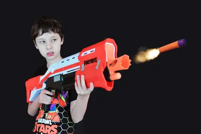 Nerf Fortnite Heavy SR Blaster, Longest Nerf Fortnite Blaster Ever,  Removable Scope, 6 Nerf Mega Darts, 6-Dart Clip | Nerf