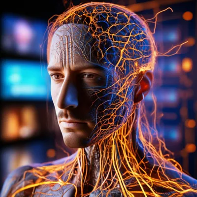 Иллюстрация Нервной Системы Человека Векторное изображение ©YAY_Images  622772896