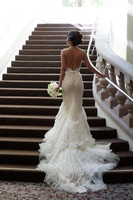 Женское свадебное платье с открытыми плечами, длинное платье невесты цвета  слоновой кости с открытой спиной и Боковым Разрезом, лето 2023 | AliExpress
