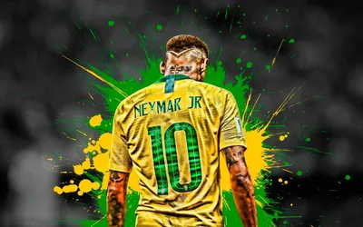 Iron-on transfer for clothes football number on T-shirt Neymar Jr Neymar Jr  PSG PSG 4 PCs