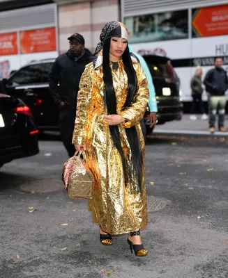 Nicki Minaj Totally Slayed the Game by Wearing Three Eye-Popping Coats in  One Day