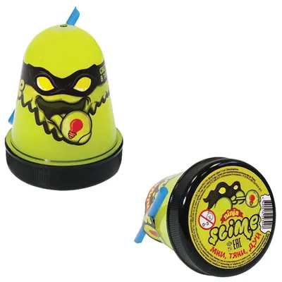 Слайм Slime "Ninja. Затерянный мир", с фигуркой динозавра, прозрачный, 130г  купить по цене 309 руб. в Москве. Бесплатная доставка по России. Артикул  S130-13