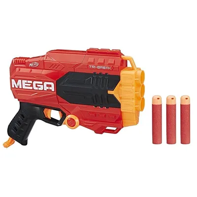 Купить Бластер Нёрф Мега Три-Брейк Nerf N-Strike Mega Tri-Break, цена 615  грн —  (ID#696965066)