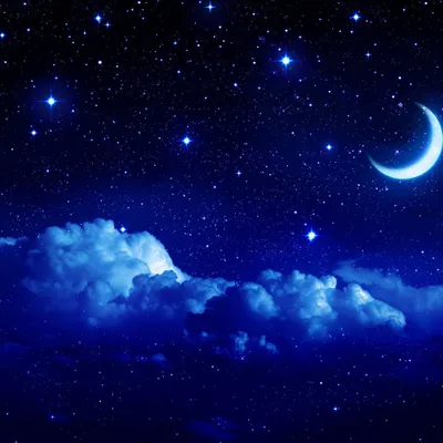 Ночь Луна Звезда - Бесплатное фото на Pixabay - Pixabay