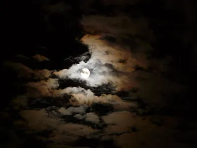 Ночь. Луна и Звезды. Красота. | Пикабу