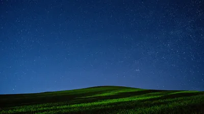 Бесплатное изображение: туман, ночное небо, звёзды, ночь, деревья, облака,  вода