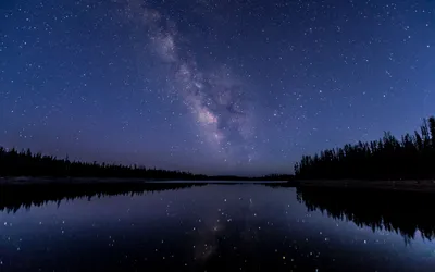 Ночное небо.звезды яркие.месяц …» — создано в Шедевруме