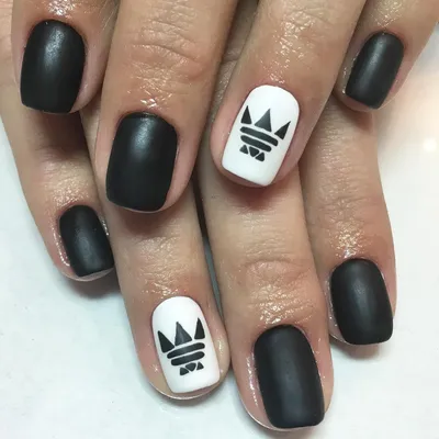 ADIDAS NAILS #adidas #nails ⚽️ | Ногти, Пальцы, Дизайн