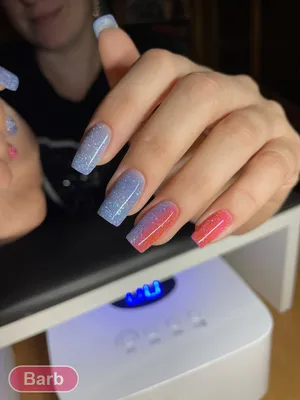 Омбре, нюд, миндаль | Acrylic nails, Ombre nails, Pretty nails