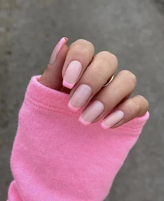 Розовые ногти,розовый маникюр,маникюр в клетку,матовые ногти | Pink nails,  Nails, Manicure