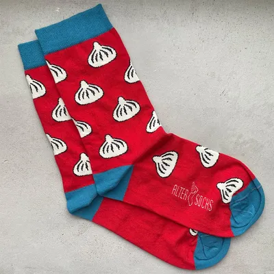 Носки Alter Socks Хинкали красные