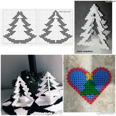 Ёлочный шарик из термомозаики #новогодняятм_shushuhome_ap | Perler bead  patterns, Bead art, Beading patterns