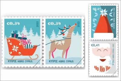 Негашеные почтовые марки по теме: Новый год, Рождество, Гибралтар. Купить.