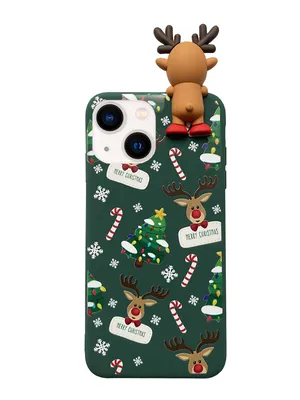 Чехол Силиконовый Новогодний для IPhone 13 Christmas Tree (04) — Купить на   ᐉ Удобная Доставка (1533614058)
