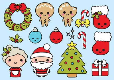 Новогодние рисунки для срисовки: простые и милые идеи 2022! | Osos de  navidad, Navidad clipart, Dibujos de navidad faciles