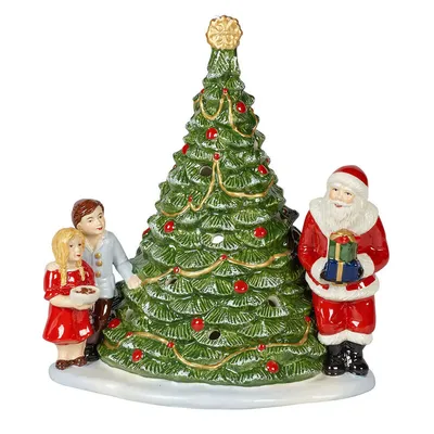 Игрушка под ёлку, Дед мороз, Санта Клаус, красный, высота 31см