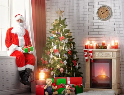 Новогодняя фигурка Санта клаус с мешком и фонариком 45 см СК-22/12 1 шт. -  купить в Москве, цены на Мегамаркет