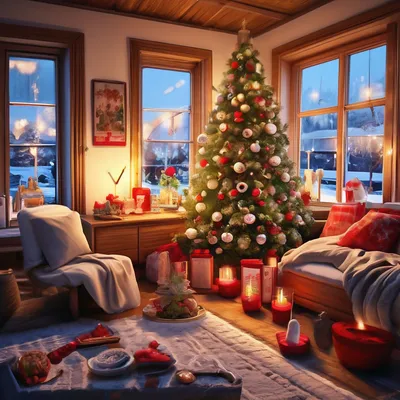 Очарование зимних праздников: уютные идеи для декора дома | Обо всем на  свете! | Дзен