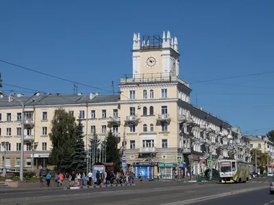 Новокузнецк. Площади Театральная и Маяковского