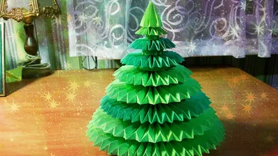 DIY Christmas Tutorial How to Make an Accordion Christmas Tree out of paper  - YouTube