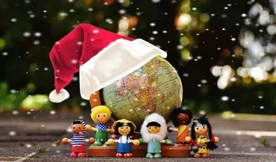 Диафильм - Как встречают Новый год в разных странах | Пикабу