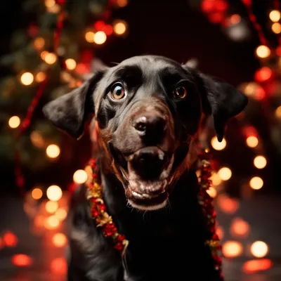 Идеи на тему «Новый Год с животными» (900+) в 2024 г | животные,  рождественские картинки, рождественская собака