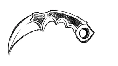 Чертежи ножей из CS:GO – виды, чертежи, картинки
