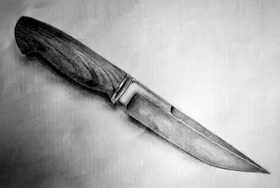Рисунки ножей для срисовки (70 фото)