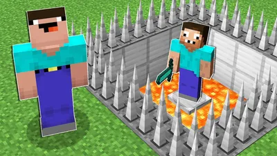 НУБ СПАСАЕТ ПРО ИЗ ЛОВУШКИ В МАЙНКРАФТ ! НУБИК И ТРОЛЛИНГ ПРО В MINECRAFT  Дак Плей - YouTube