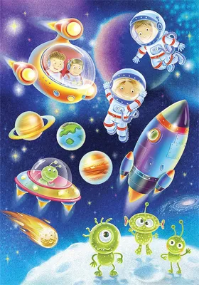 Изучаем космос - от Земли до Марса - Космические мультики для детей -  YouTube