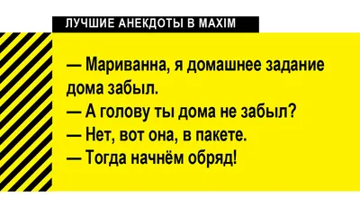 Лучшие анекдоты про школу | MAXIM