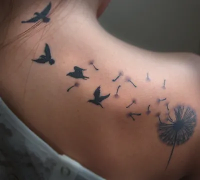 тату эскизы "Одуванчик" - VeAn Tattoo