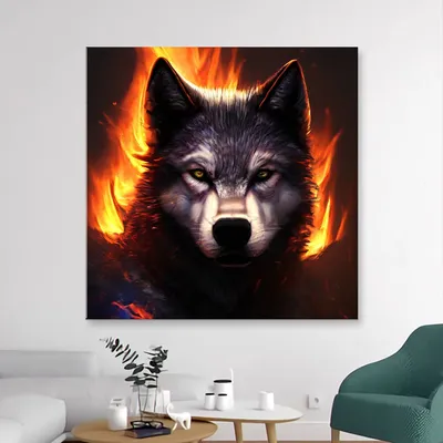 Огненный Волк Майя Риг 3D Модель $59 - .ma - Free3D