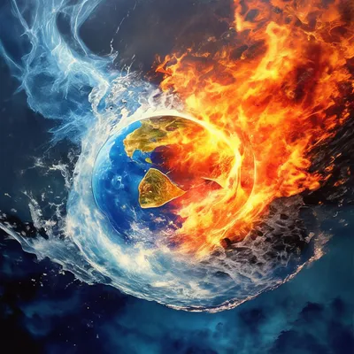 Огонь вода воздух земля» — создано в Шедевруме