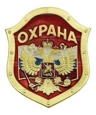 Нагрудный знак Охрана Security Безопасность 1-уровневый