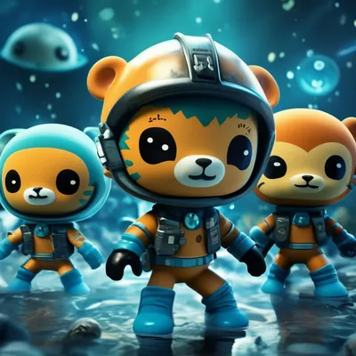 Набор фигурки 7шт. Октонавты, Octonauts мультфильм октонафты - купить с  доставкой по выгодным ценам в интернет-магазине OZON (1177714095)