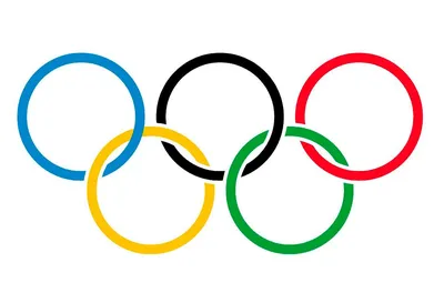 Раскраска спортивные олимпийские кольца распечатать или скачать