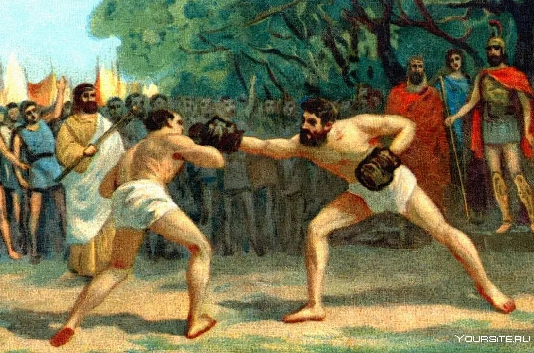 Спортивные состязания в древней греции