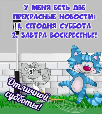 Опять пришла суббота картинки добрые (43 фото) » Красивые картинки,  поздравления и пожелания - 