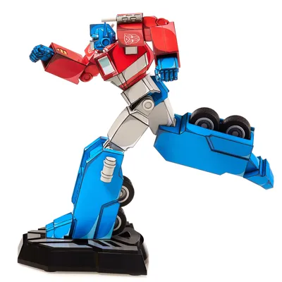 Transformers: R.E.D. Optimus Prime Kids Toy Action Figure for Boys and  Girls (4”) - 