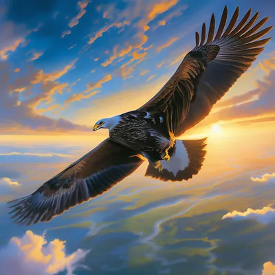 Орел высоко в небе - 58 фото: смотреть онлайн