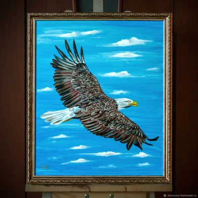 Картина "Орел в небе" | Интернет-магазин картин "АртФактор"