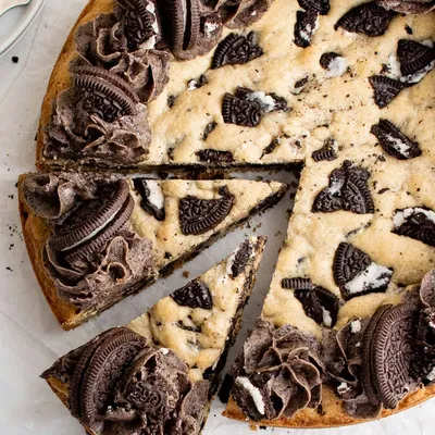 Oreo Stuffed Chocolate Chip Cookies - Sweet Simple Vegan