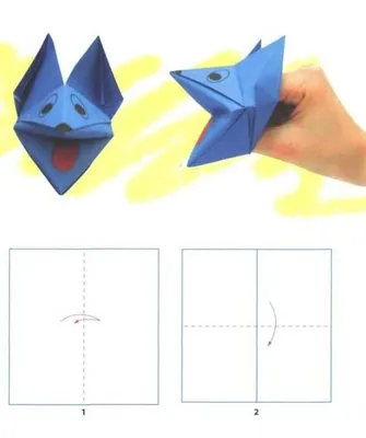 Origami Jumping Paper Cat - YouTube