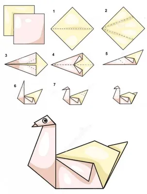 Простые оригами из бумаги для детей 3 - 4 лет. 5 Easy Paper folding Craft |  Easy Origami - YouTube