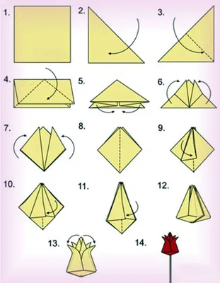 Схемы простых оригами для вас и вашего ребенка (20 картинок) » Триникси
